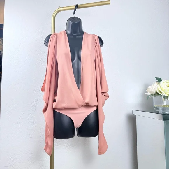 Silvia Tcherassi Hoshi Blouse Bodysuit Canyon Rose Small - Picture 3 of 16